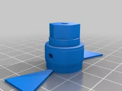 12mm Hex Hub with 4mm shaft 