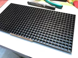 16x16 separator grid for LED matrix