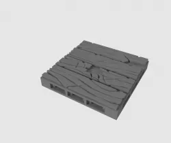 2x2 Wood Plank Floor 2