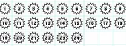 Advent Calendar - Day Number Signs - Laser Cutting
