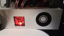 AMD Vega 64 custom shroud and water cooling bracket