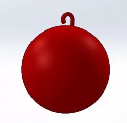 Christmas Tree Ball HD STL - Customizable by Scaling