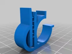Clip for PVC tube enclosure - holds multi layer insulation panel