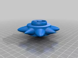 Copy of grinder beyblade (custom)(works)