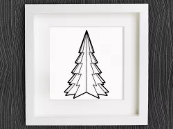 Customizable Origami Christmas Tree