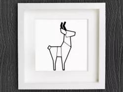 Customizable Origami Deer