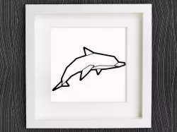 Customizable Origami Dolphin