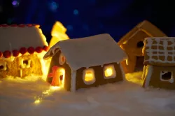 Cute Gingerbread House