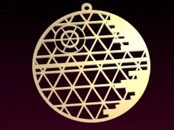 Death Star Under Construction Ornament