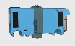 Discoeasy200 tête d'impression double filament avec capteur BLTOUCH