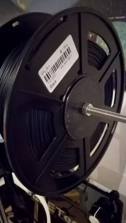 Filament spool adapter for 8mm rod