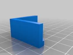 Flashforge Glass Bed Corner Bracket (Square Corners) (taller)