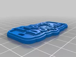 Flying Dolphin Custom Keychain 