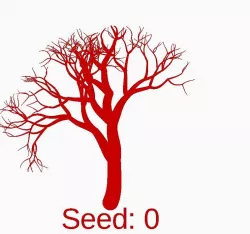Fractal Tree Library with Bezier Curves