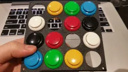 Front plate for MIDI controller