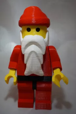 Giant Brick Figure Santa