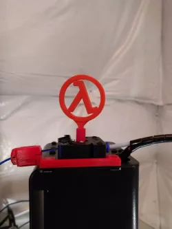 Half-life lambda topper-spinner for MP select mini