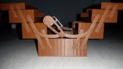 handle and arms for foldable tool box