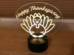 Happy Thanksgiving Edge-Lit Sign