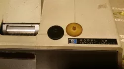 HP Model 46 vintage calculator repair - Gears 