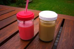 Jam Jar Coffee and Juice tops!