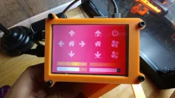 kedei lcd with hdmi 3.5' front plate