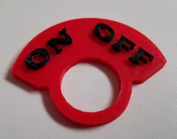 Key On Off Switch Cover