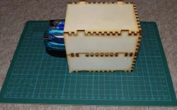 laser cut drawer and stackable boxe