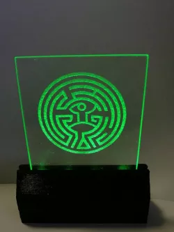 LED display stand for 3mm  Acrylic/Glass