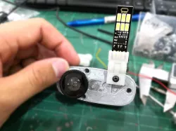 LED Holder Mount for 3D Printer Camera Logitech C270