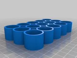 Liquid tray for 15x 10ml bottles