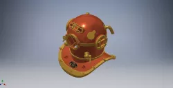 Mark V Dive Helmet (Fully Printable)