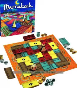 Marrakech Board Game (Assam and Dice game Pieces)