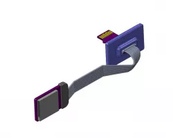 microSD extension cord bracket