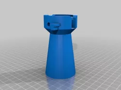 Model painting handle