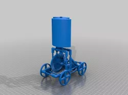 model VAWT vehicle