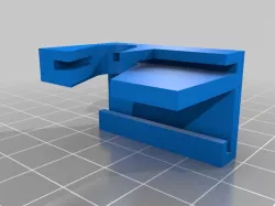 My Customized Monoprice MP Select Mini 3D Printer glass bed Clips FL