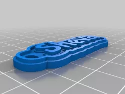 My Customized Multiline Tag or Keychain