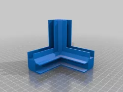 My Customized Parametric Mini Modular Framing System - Corner Block and Rail
