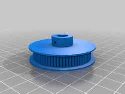 My Customized Parametric Timing Pulley v7