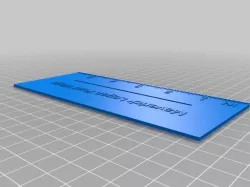 My Customized Stencil Ruler