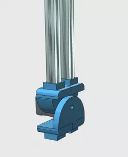 NEMA 17 Motor Mount with 2020 Aluminium Double Socket Hinge
