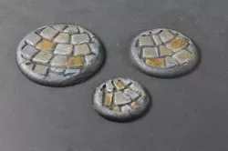 OpenForge Miniature Bases: Cobble (Round, Rounded)