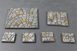 OpenForge Miniature Bases: Cobble (Square)