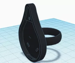 Pokemon GO Plus Ring for Fat Fingers