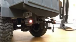 Rear bumper with hook and 5mm LED lights for WPL B-1