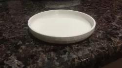 shallow dish
