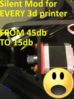 Silent Mod for EVERY 3d Printer !MUST HAVE! (nema damper)