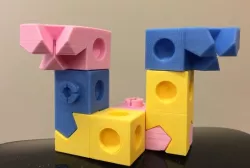Snap cube, Kawai Joint, Interlocking, Math