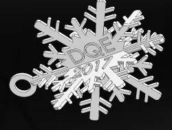 Snowflake Christmas Ornament